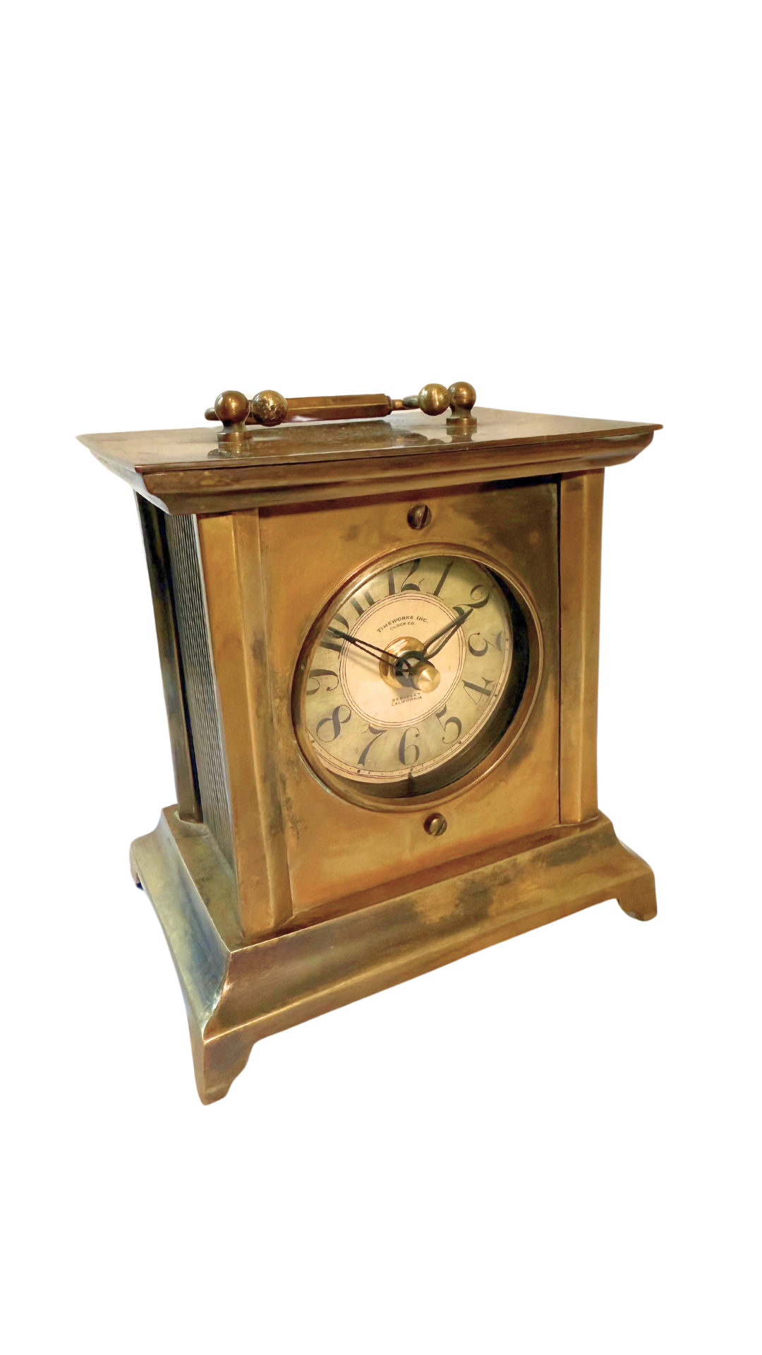 BRASS ANTIQUE CLOCK orders TIMEWORKS SERIES 1906