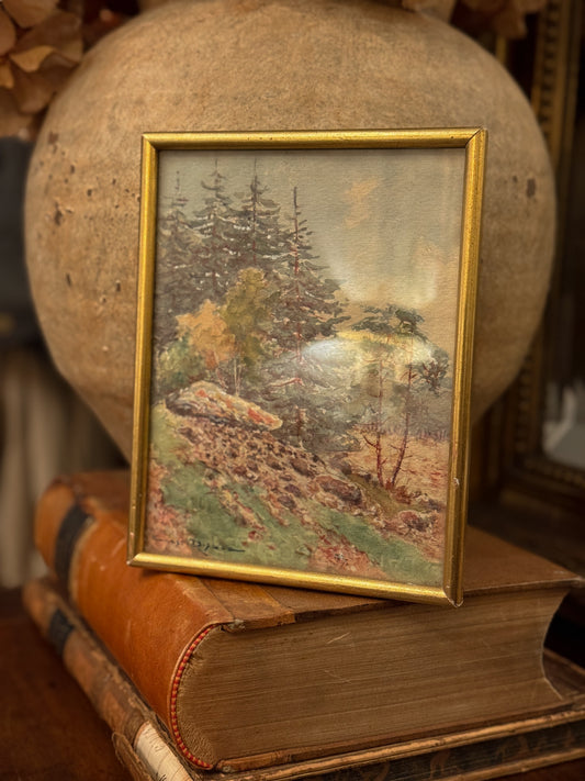 Ernest Dyblen Miniature Forest Landscape