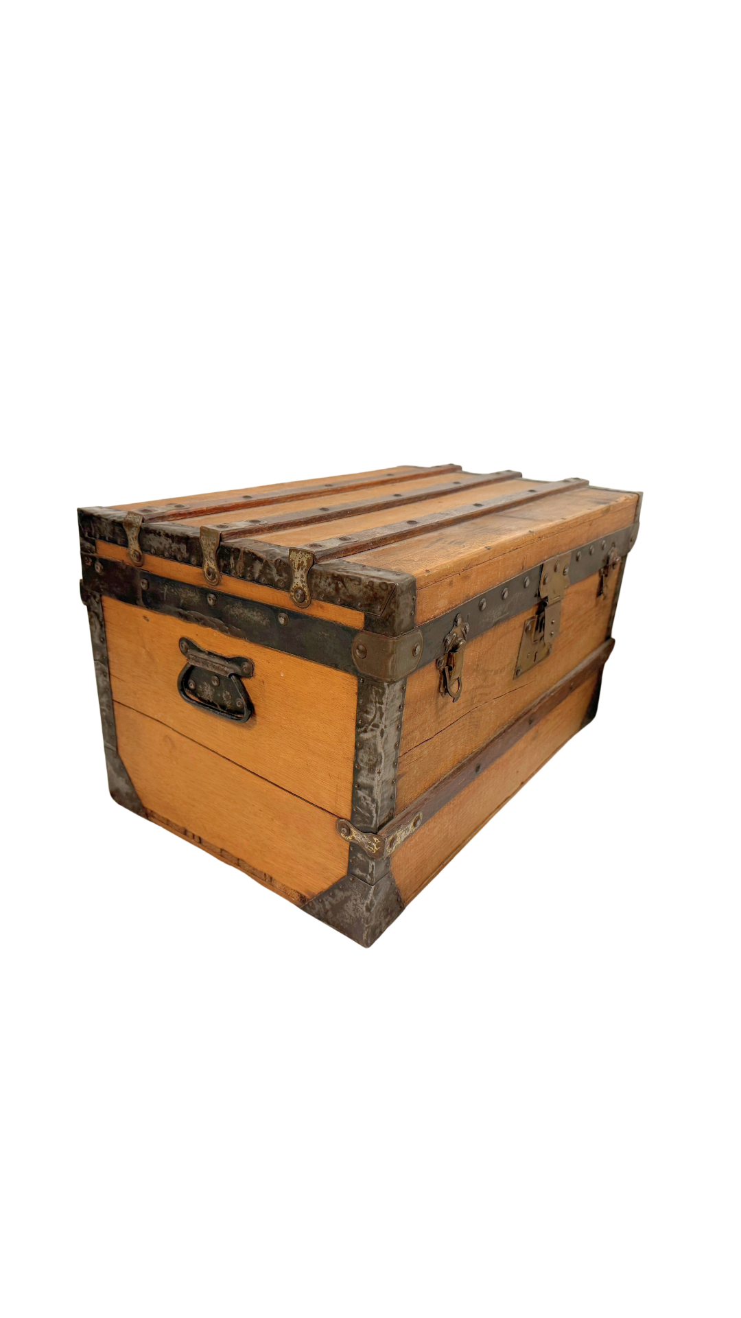 Wooden Steamer Trunk