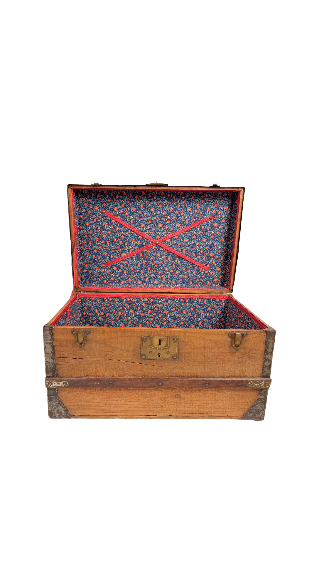 Wooden Steamer Trunk