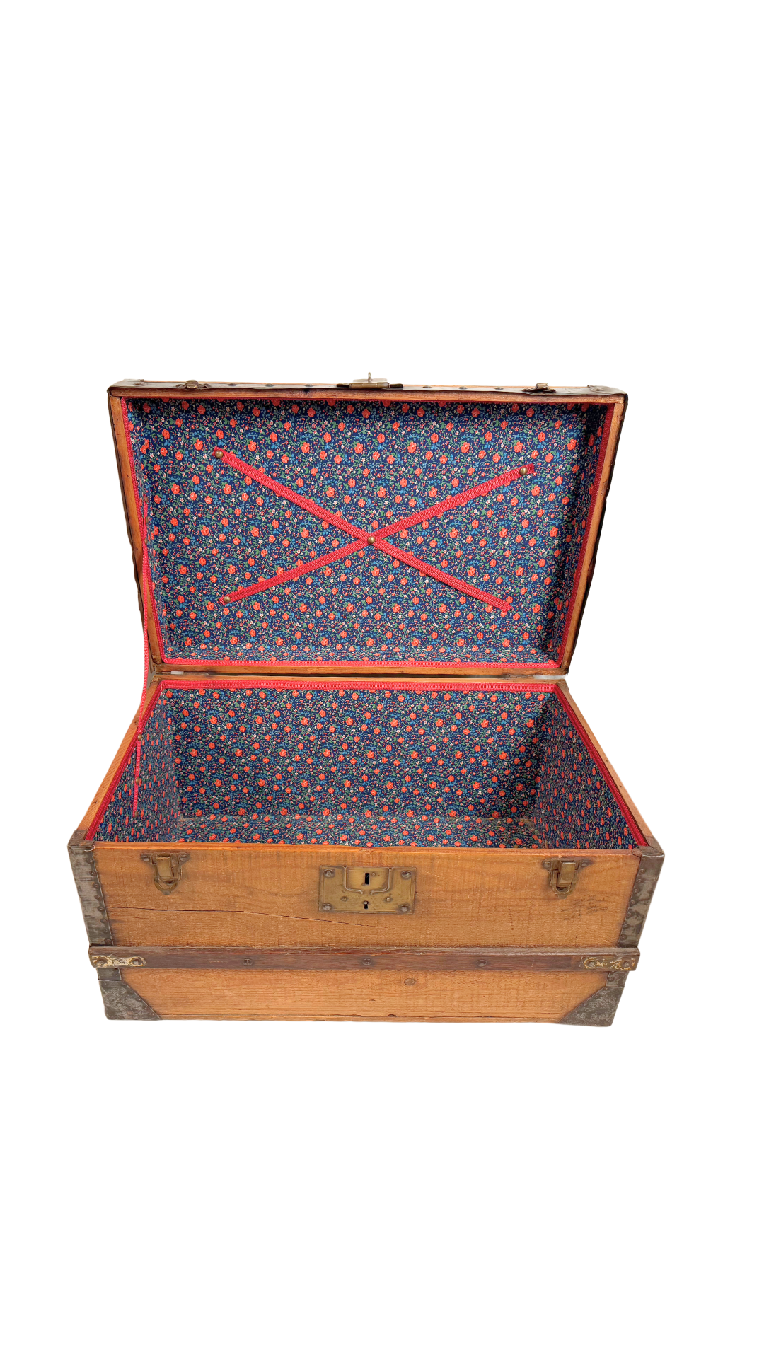 Wooden Steamer Trunk