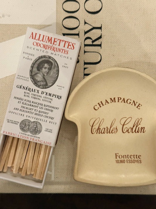 French Champagne Advertising Tray