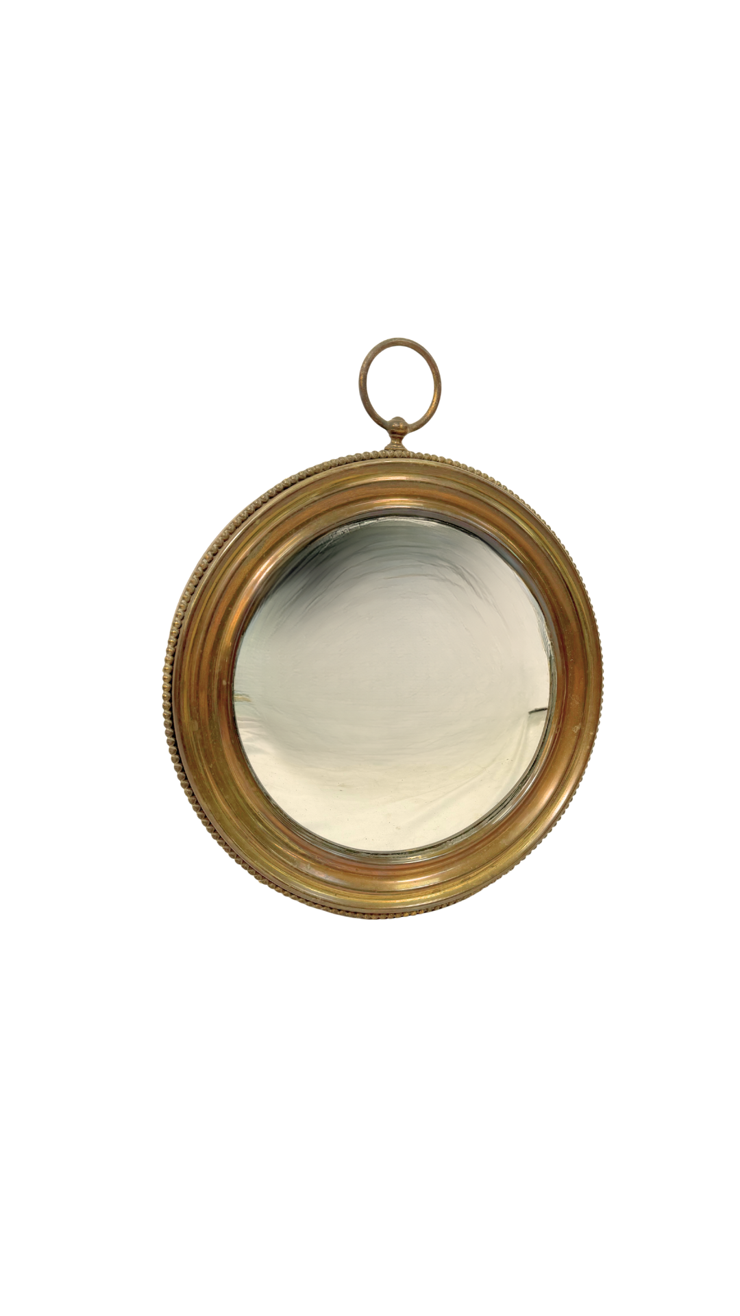 19th-Century French Convex “Butler’s” Mirror