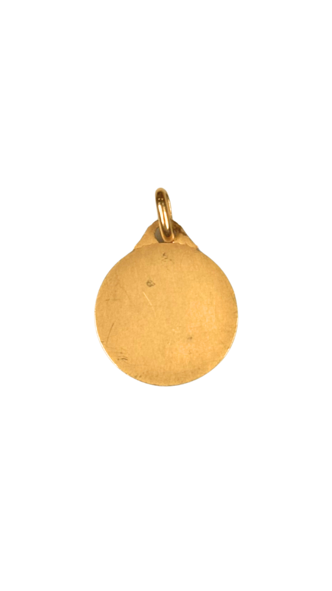 Antique 14k Gold Virgin Mary Pendant