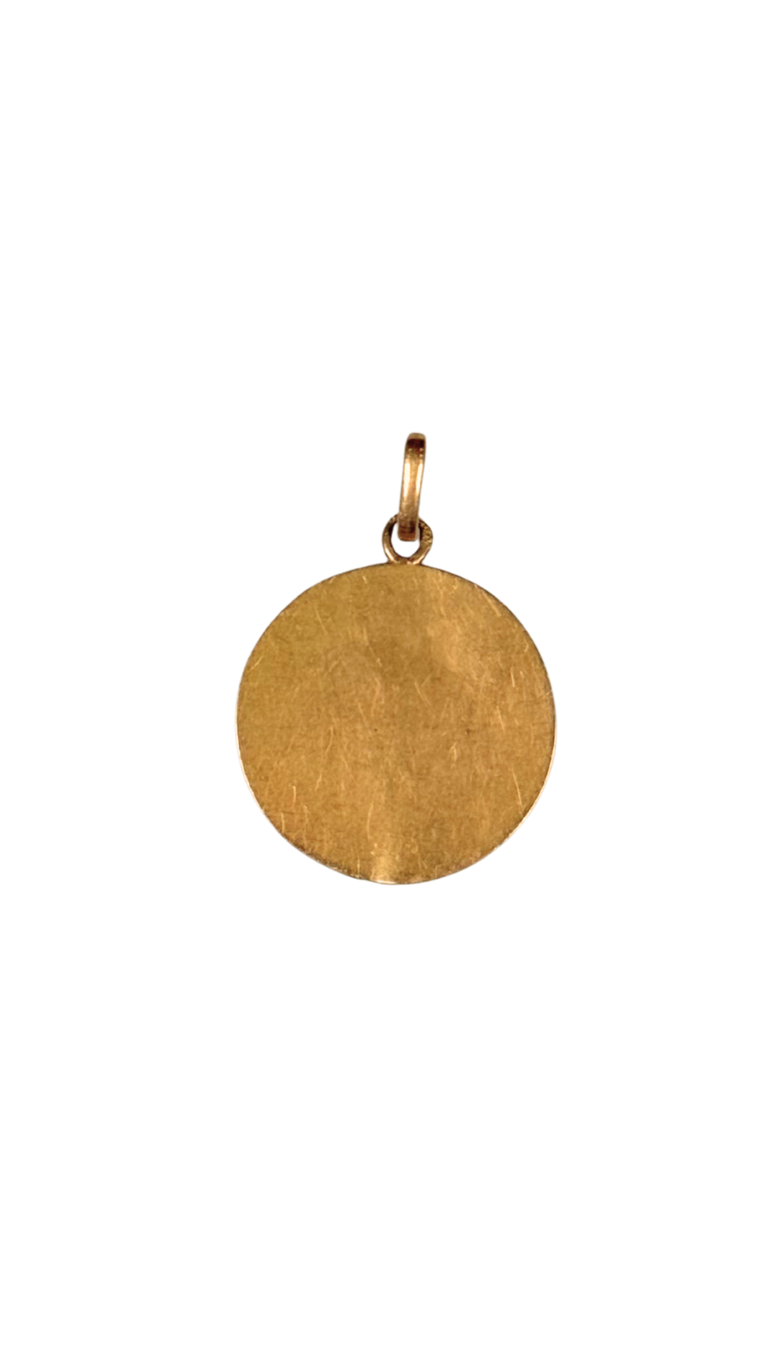 Antique 14k French Gold Pendant – Our Lady of Grace (Miraculous Madonna)