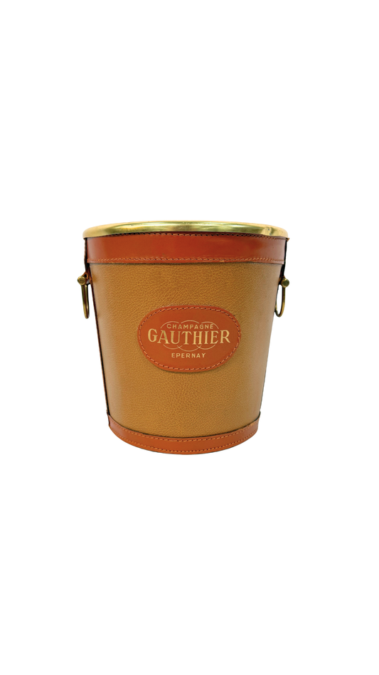Champagne Gauthier Epernay Leather Ice Bucket