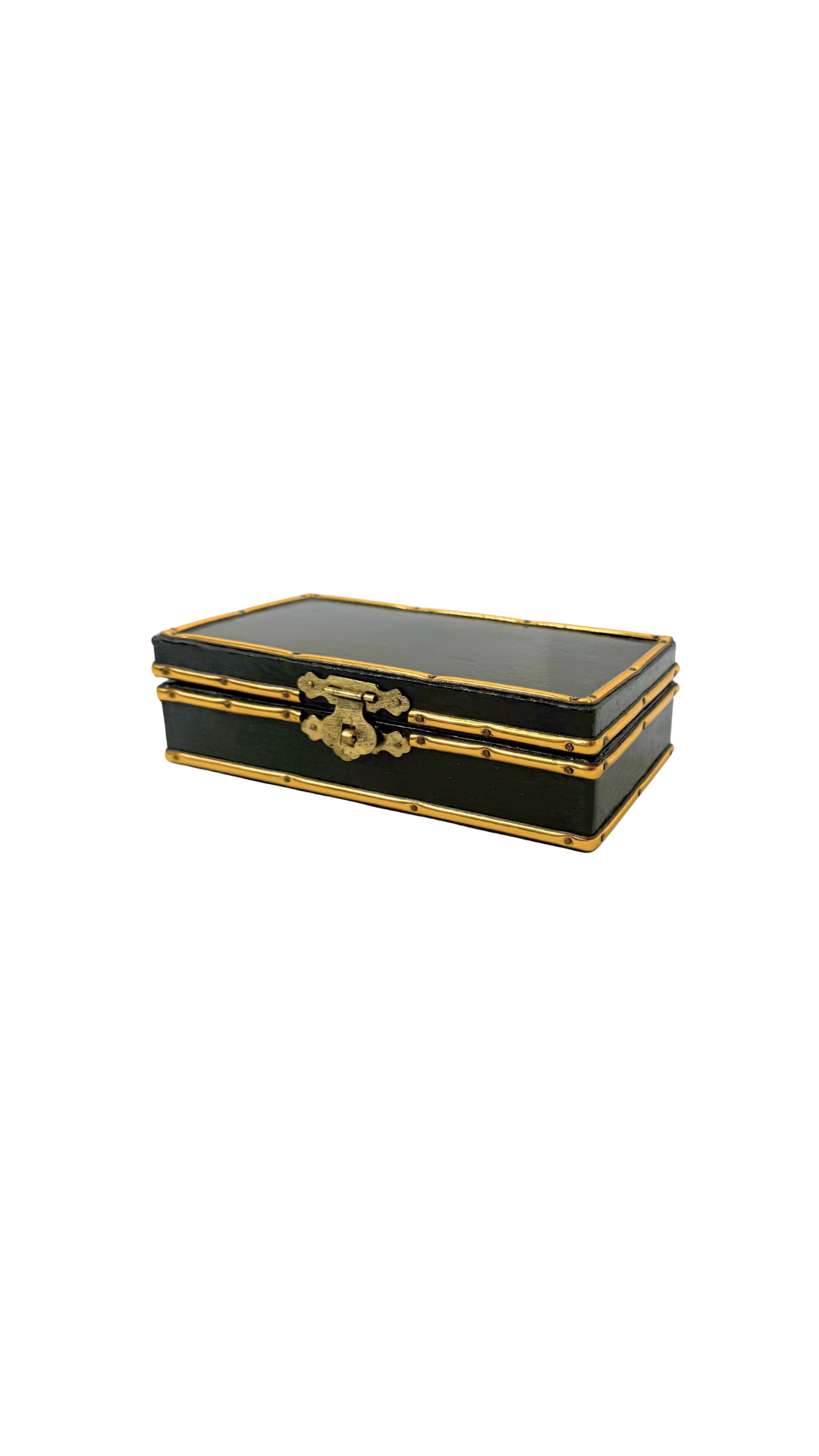 Mounted Green Leather Box