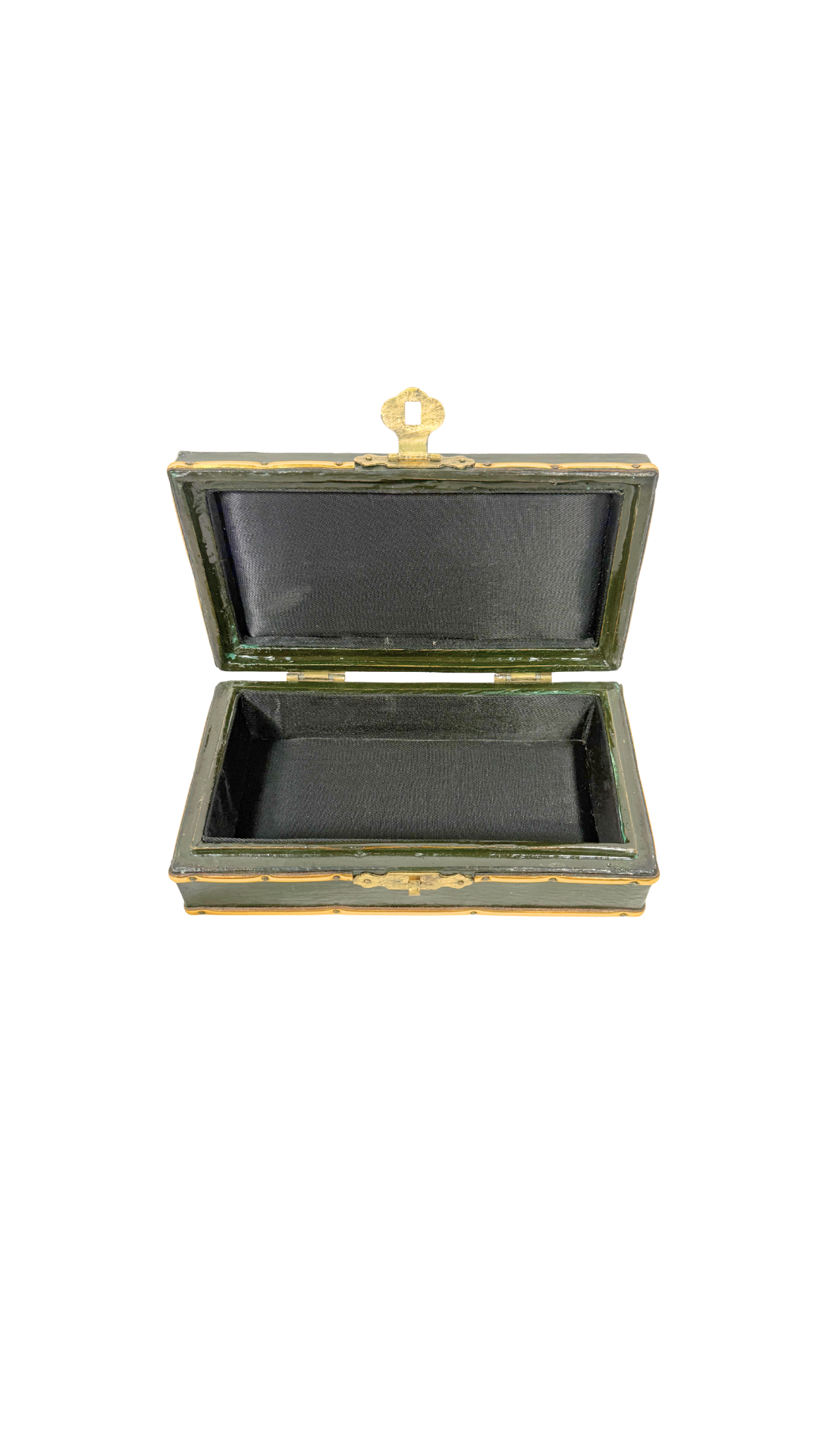 Mounted Green Leather Box
