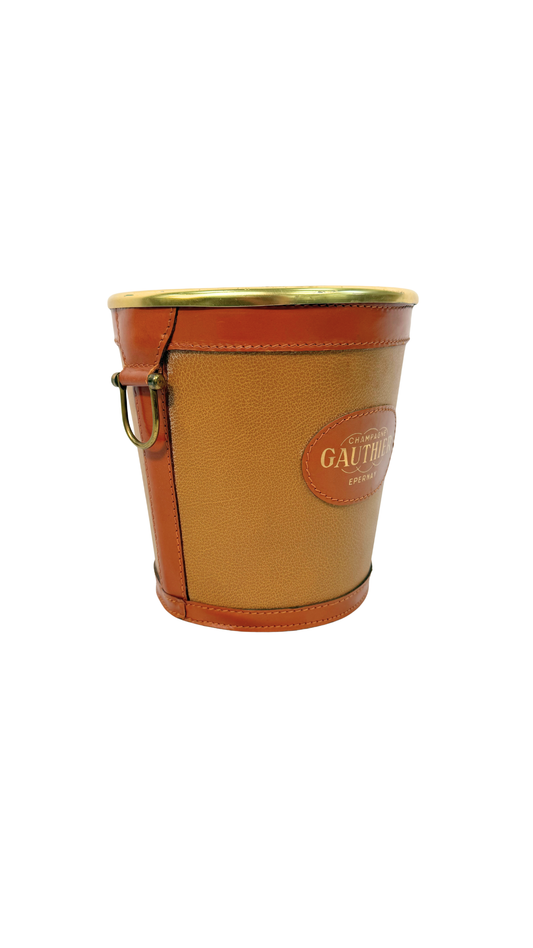 Champagne Gauthier Epernay Leather Ice Bucket