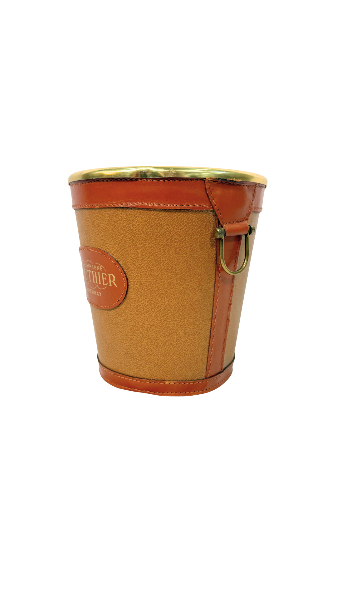 Champagne Gauthier Epernay Leather Ice Bucket