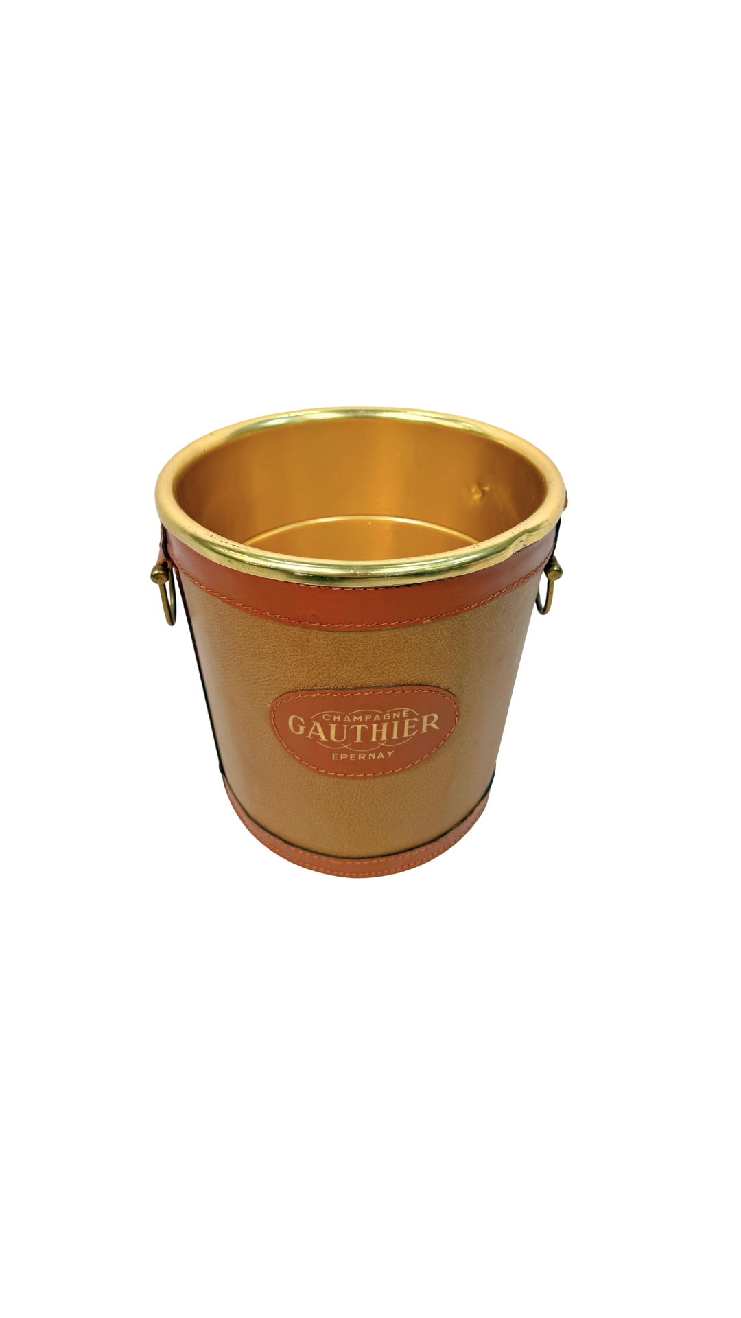 Champagne Gauthier Epernay Leather Ice Bucket