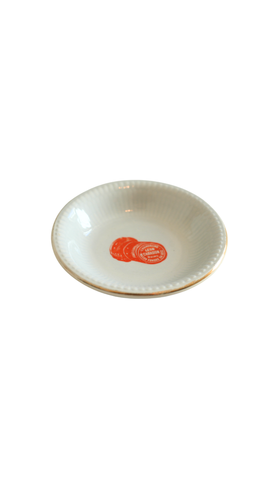 French Champagne Léon Chandon Advertising Dish, Reims