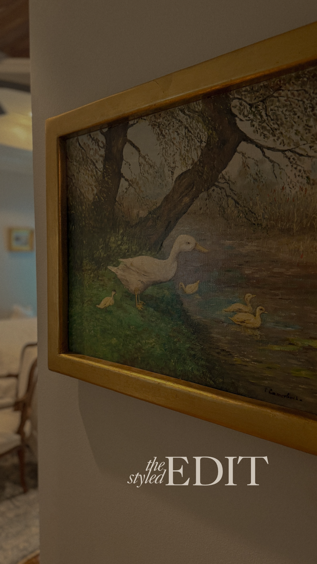Mother Duckling by P.Camerlynck circa 1950s