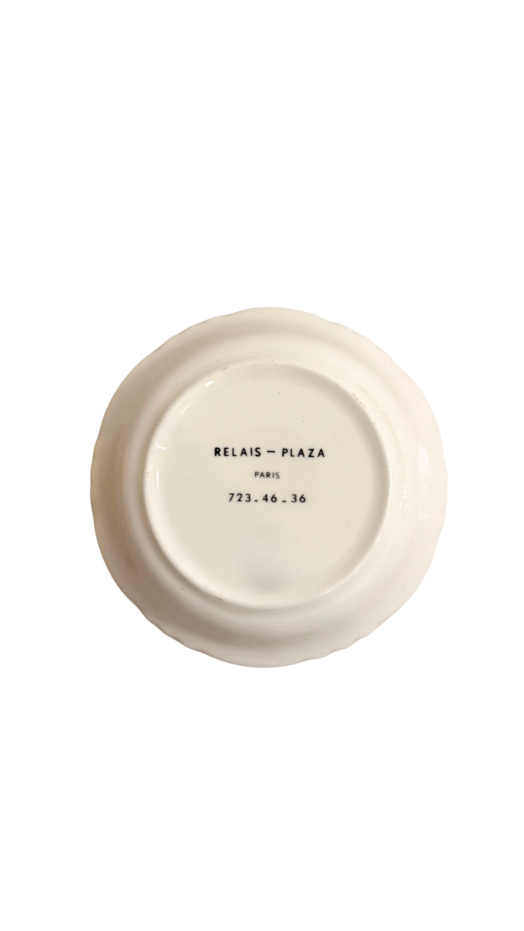 Relais–Plaza Paris Porcelain Dish