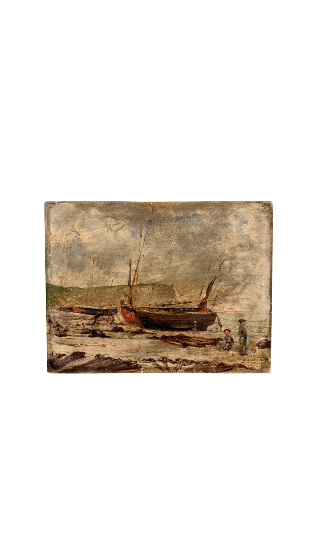 19th C Seaside Painting