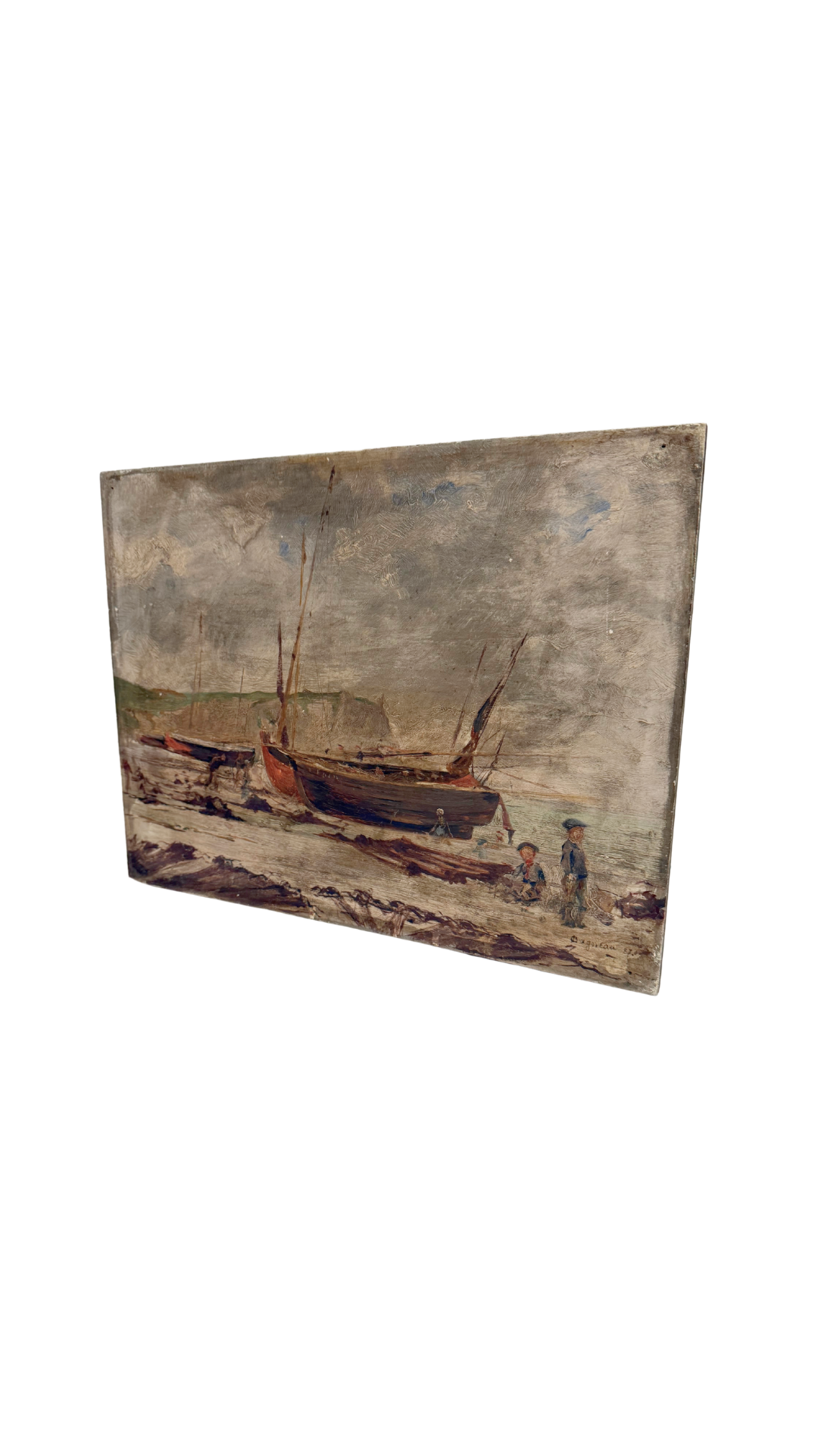 19th C Seaside Painting