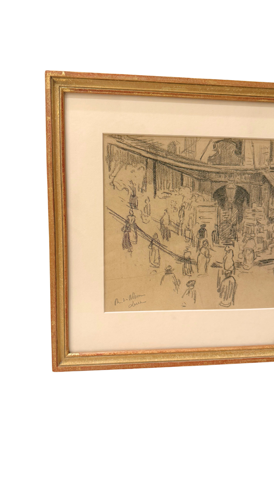 Original Graphite Drawing by Maximilien Luce