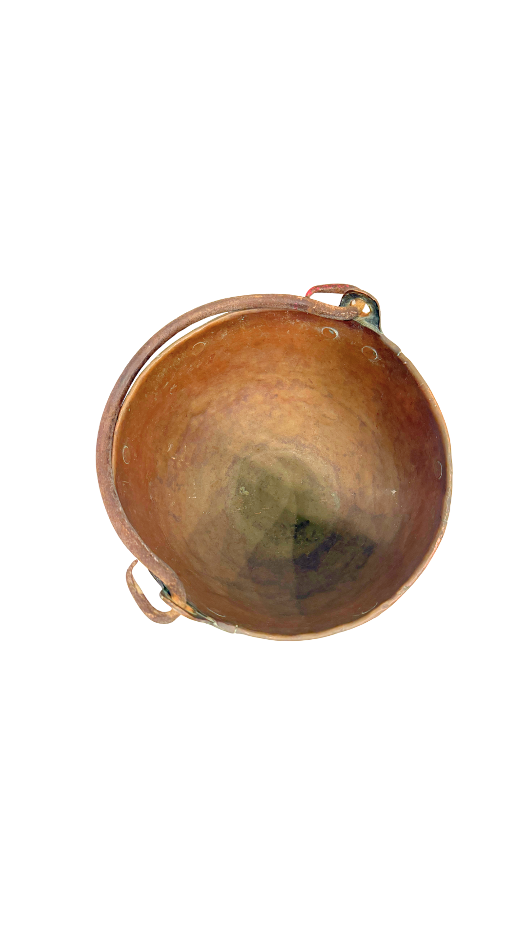 Antique Hammered Copper Bucket