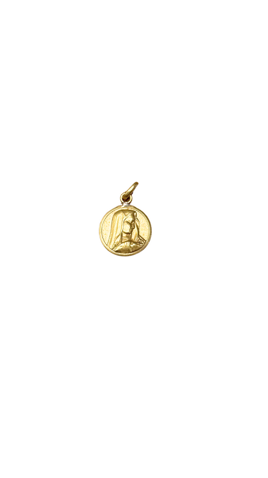 14k Mother Mary Pendant