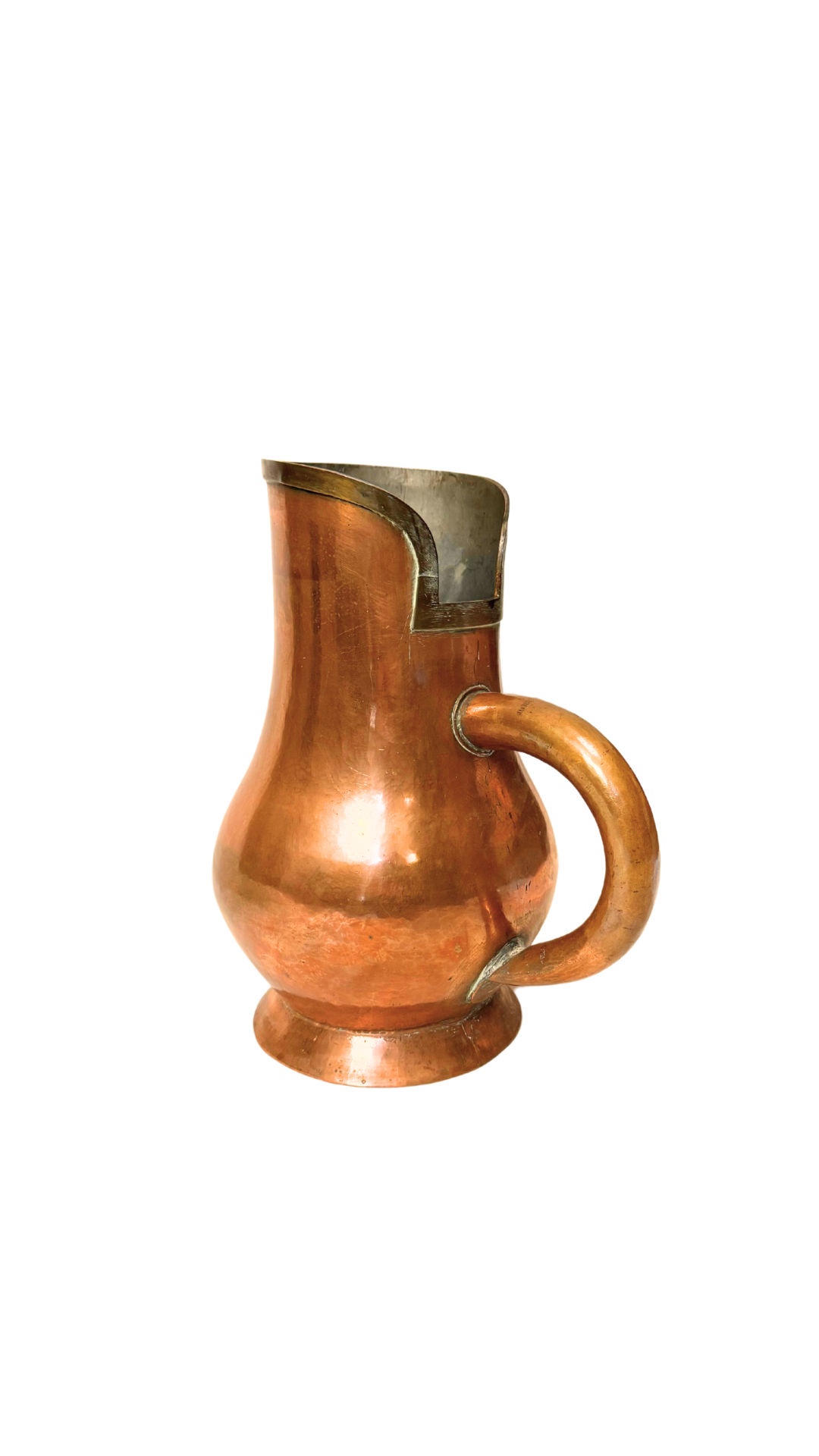 Antique French Copper Water Pitcher