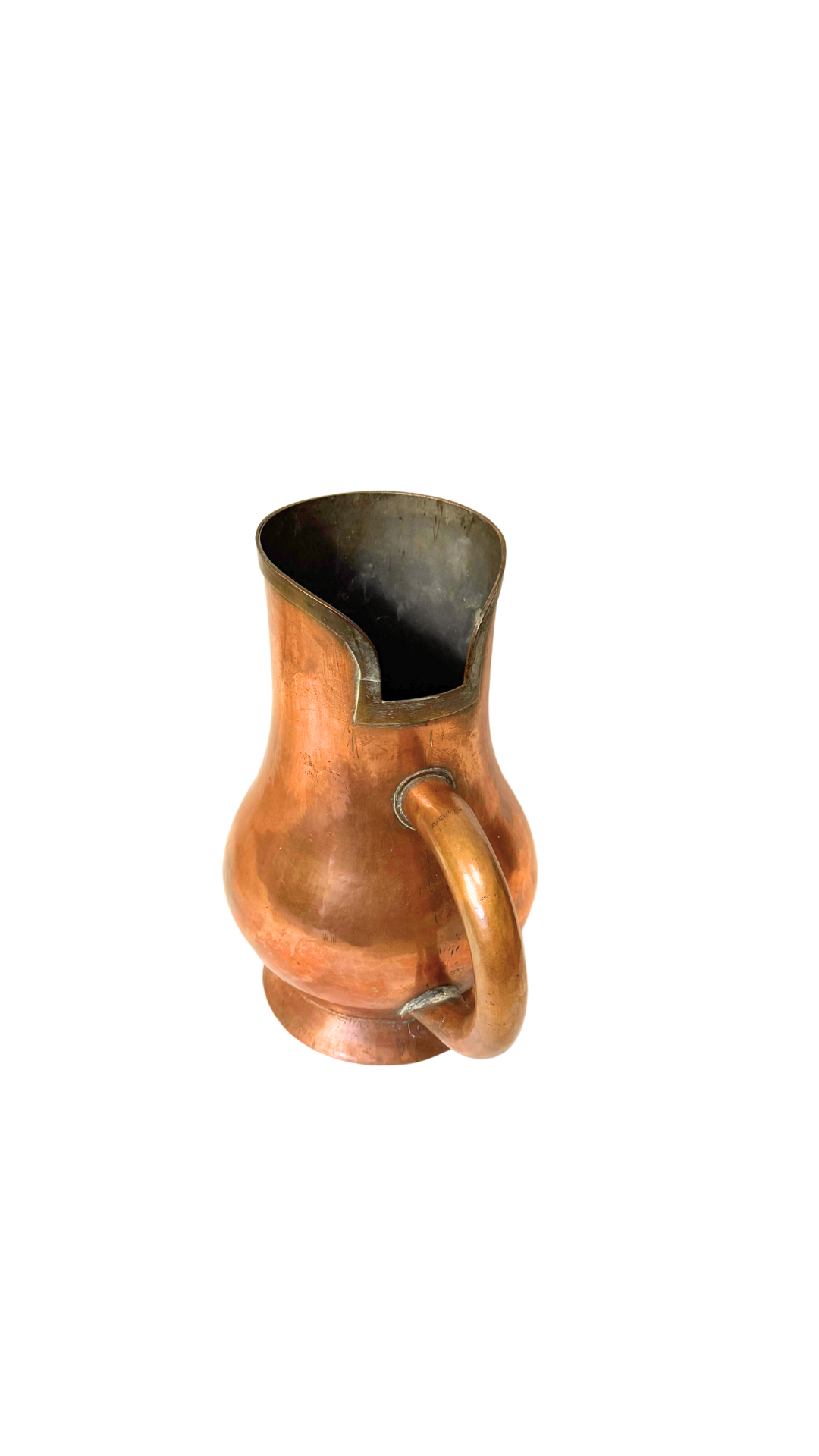 Antique French Copper Water Pitcher
