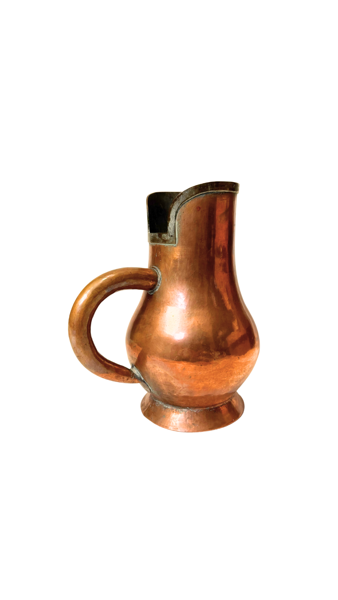 Antique French Copper Water Pitcher