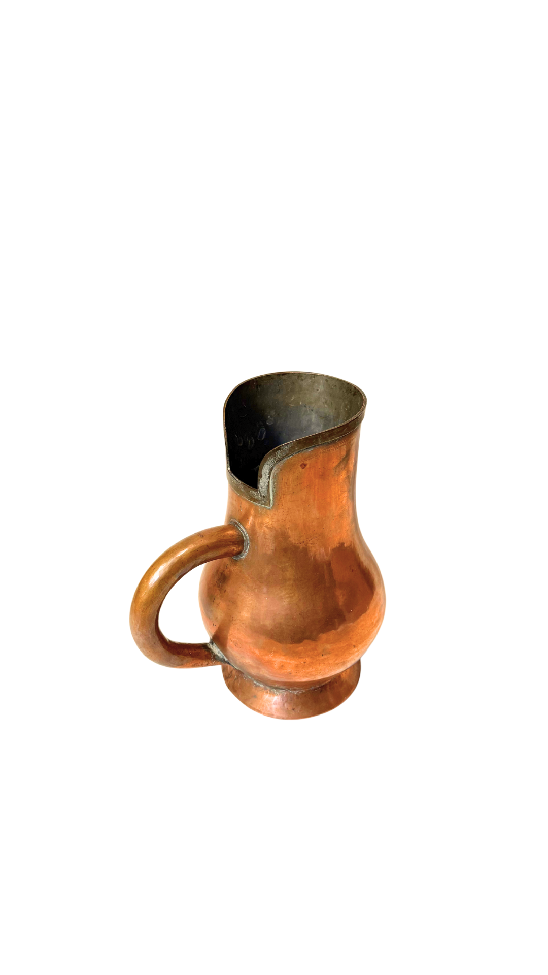 Antique French Copper Water Pitcher