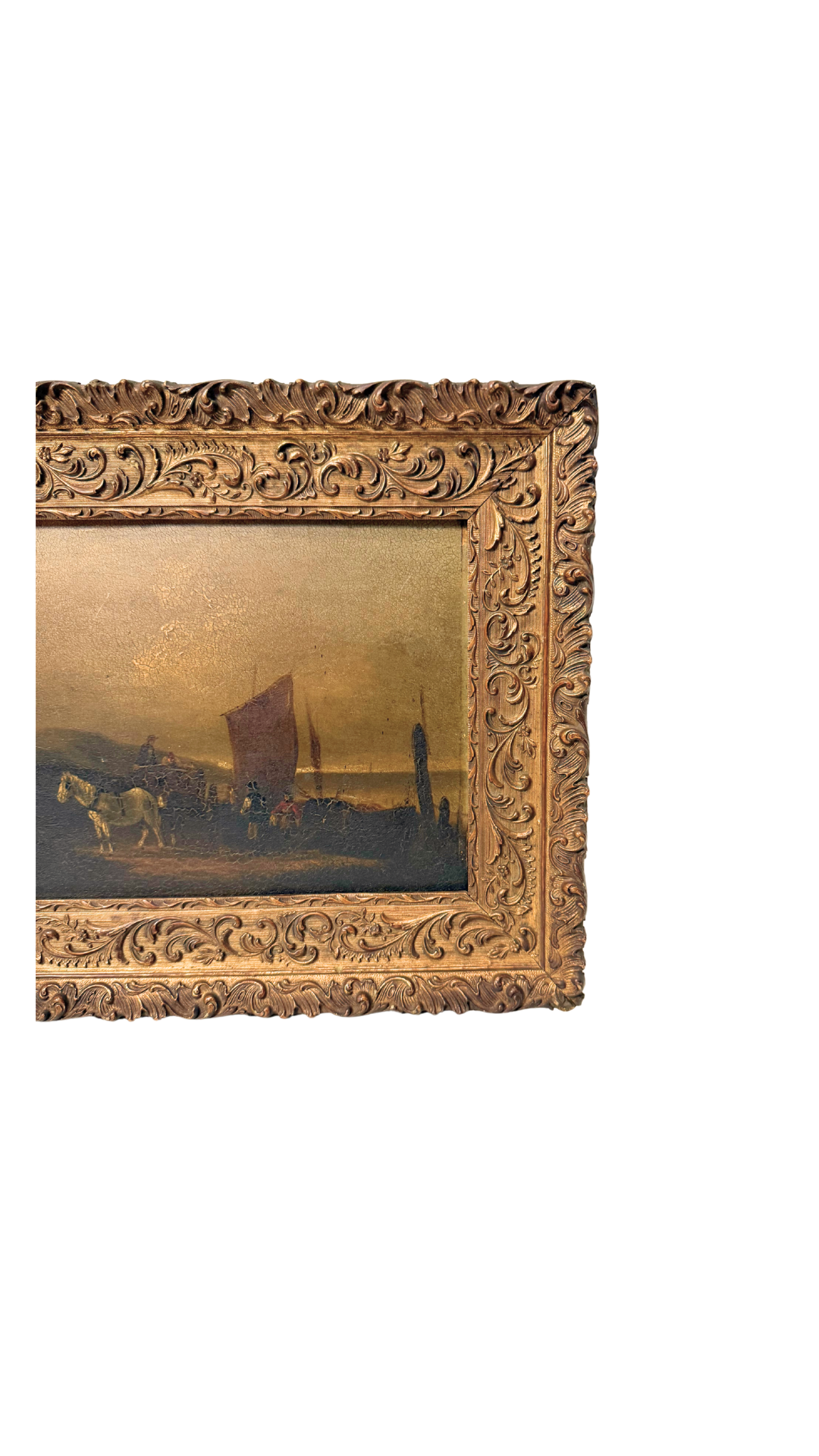 19th C Flemish Oil Painting