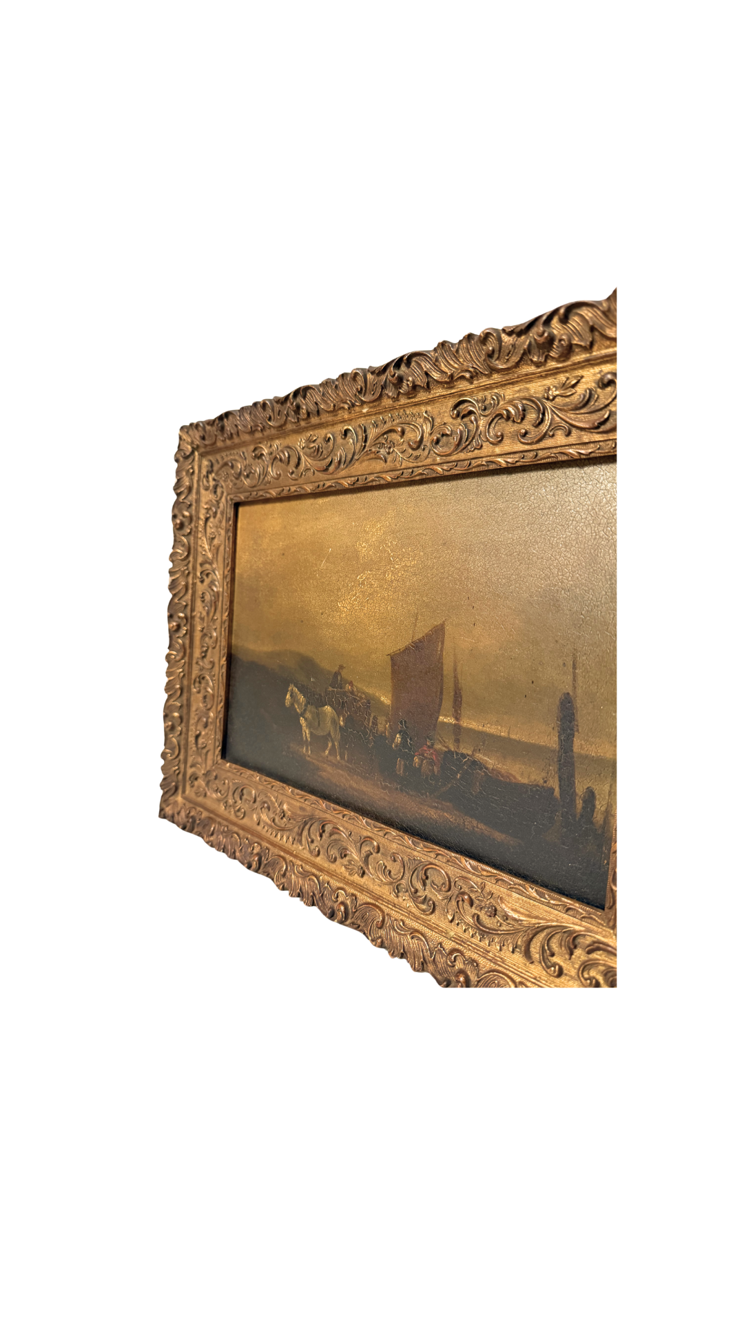 19th C Flemish Oil Painting