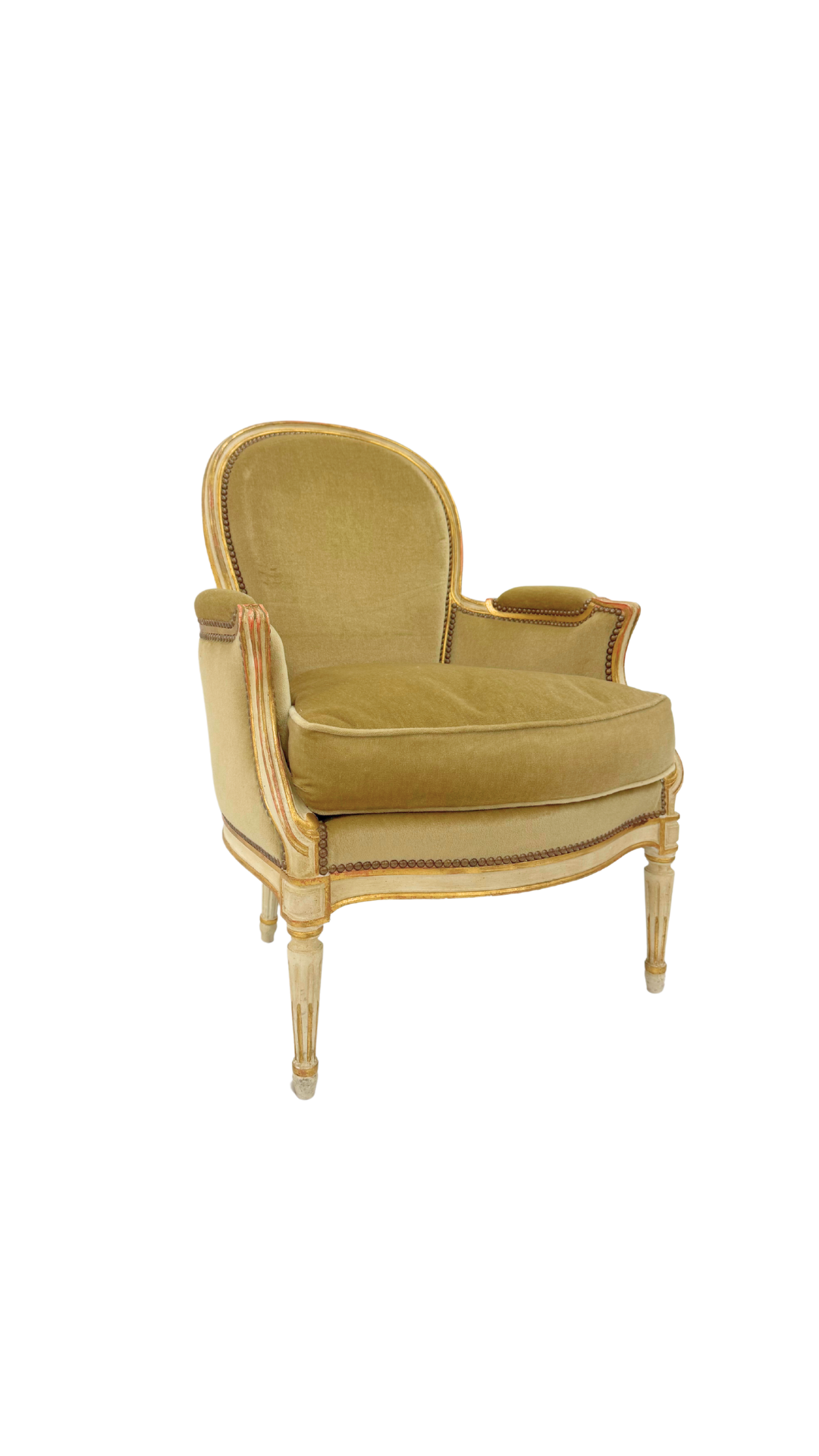 French Louis XVI Bergère Chair