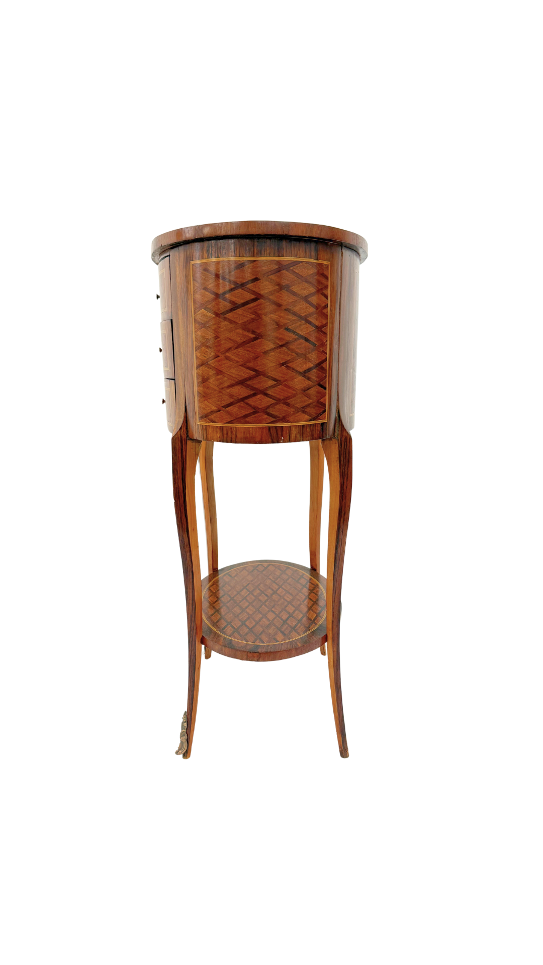 French Marquetry Bouillotte Table