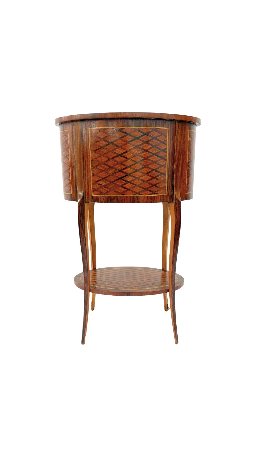 French Marquetry Bouillotte Table