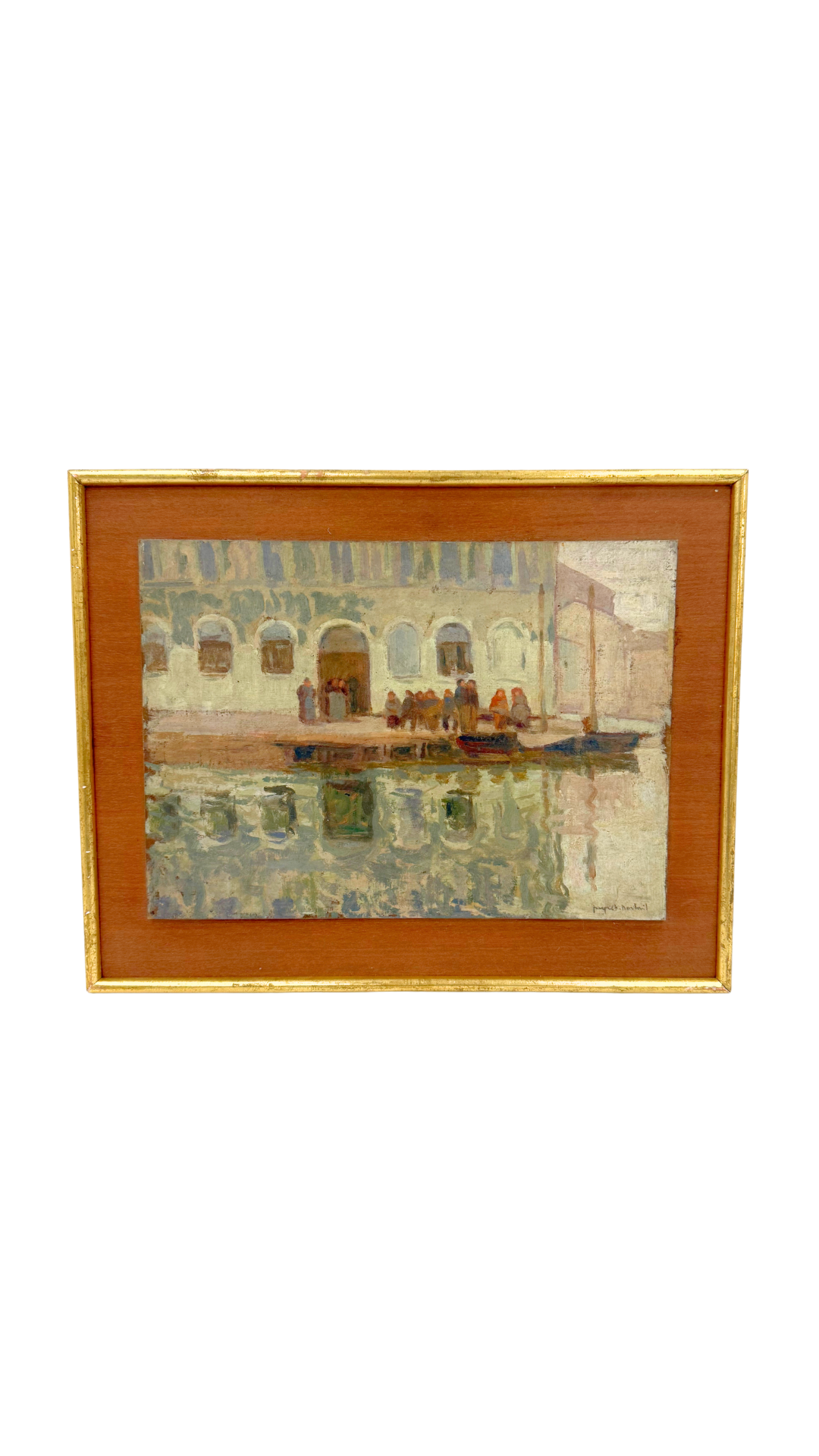 Paynet Dartois Louis Gaston Canal Painting