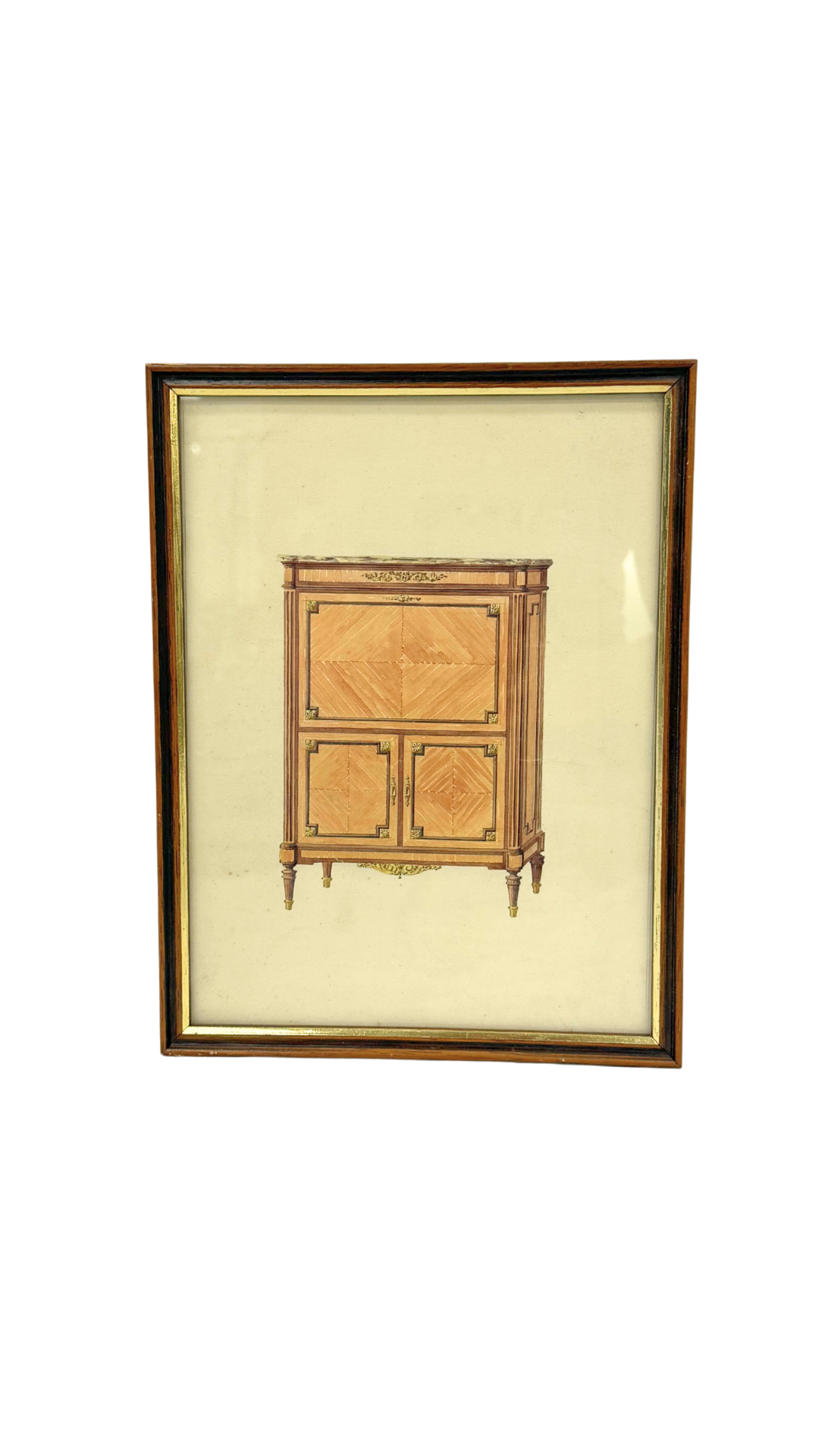French Cabinet Rendering by B. Engler.