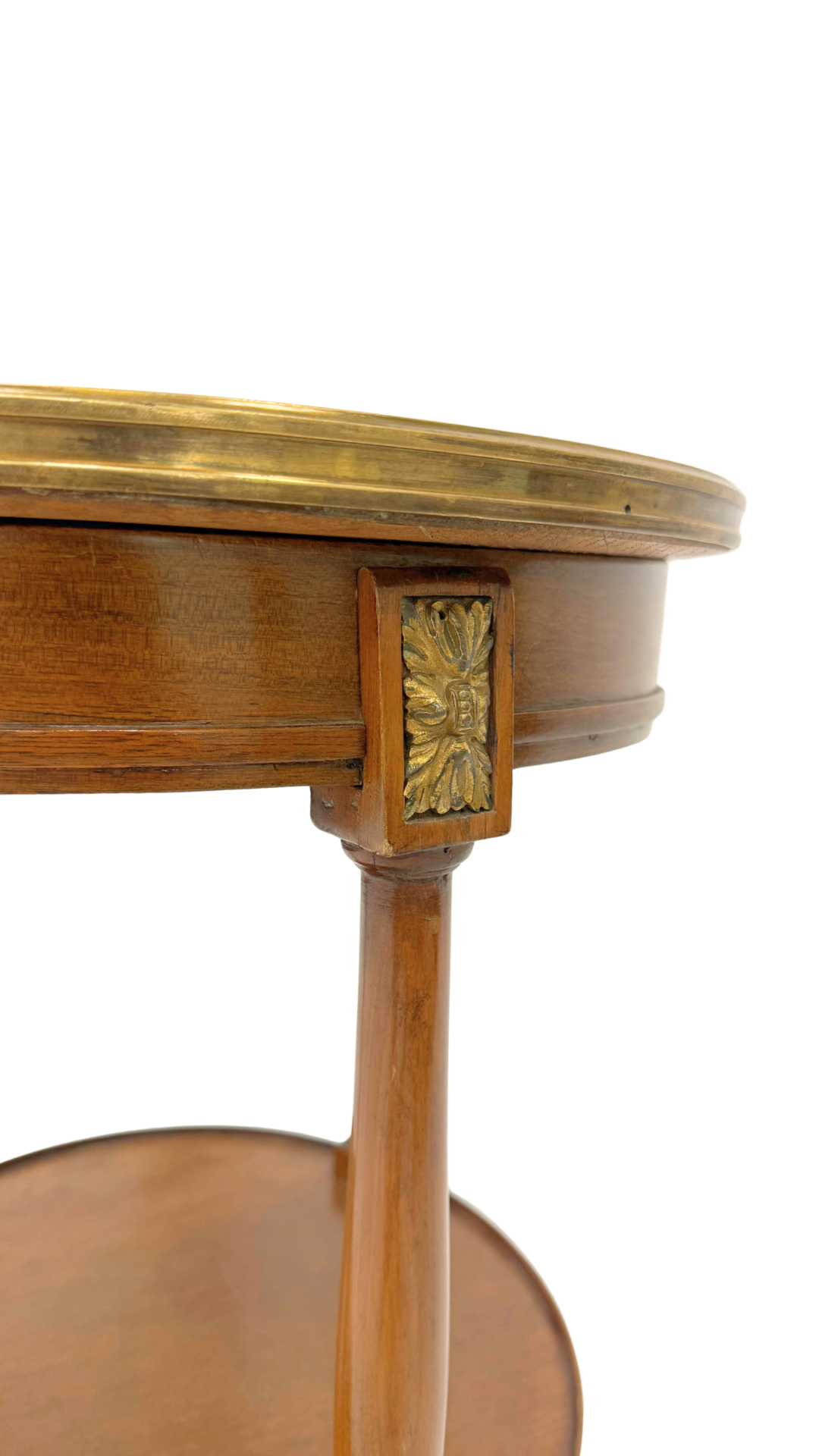 French Louis XVI Style Marble-Top Jardinière Table