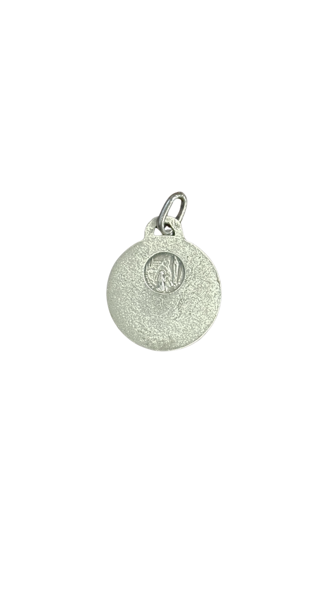 Dual-Sided Sterling Silver St. Christopher Medal Pendant