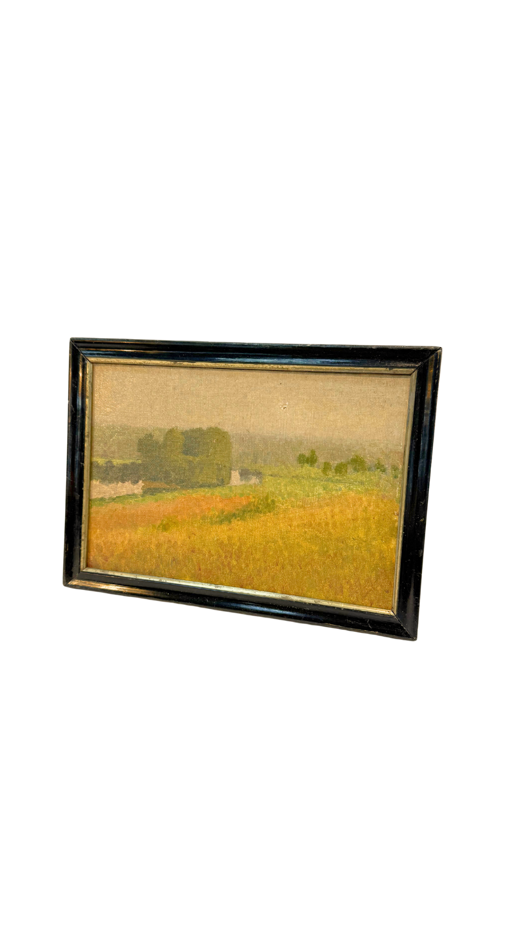 French School Oil on Canvas Landscape – Signed F. Roy