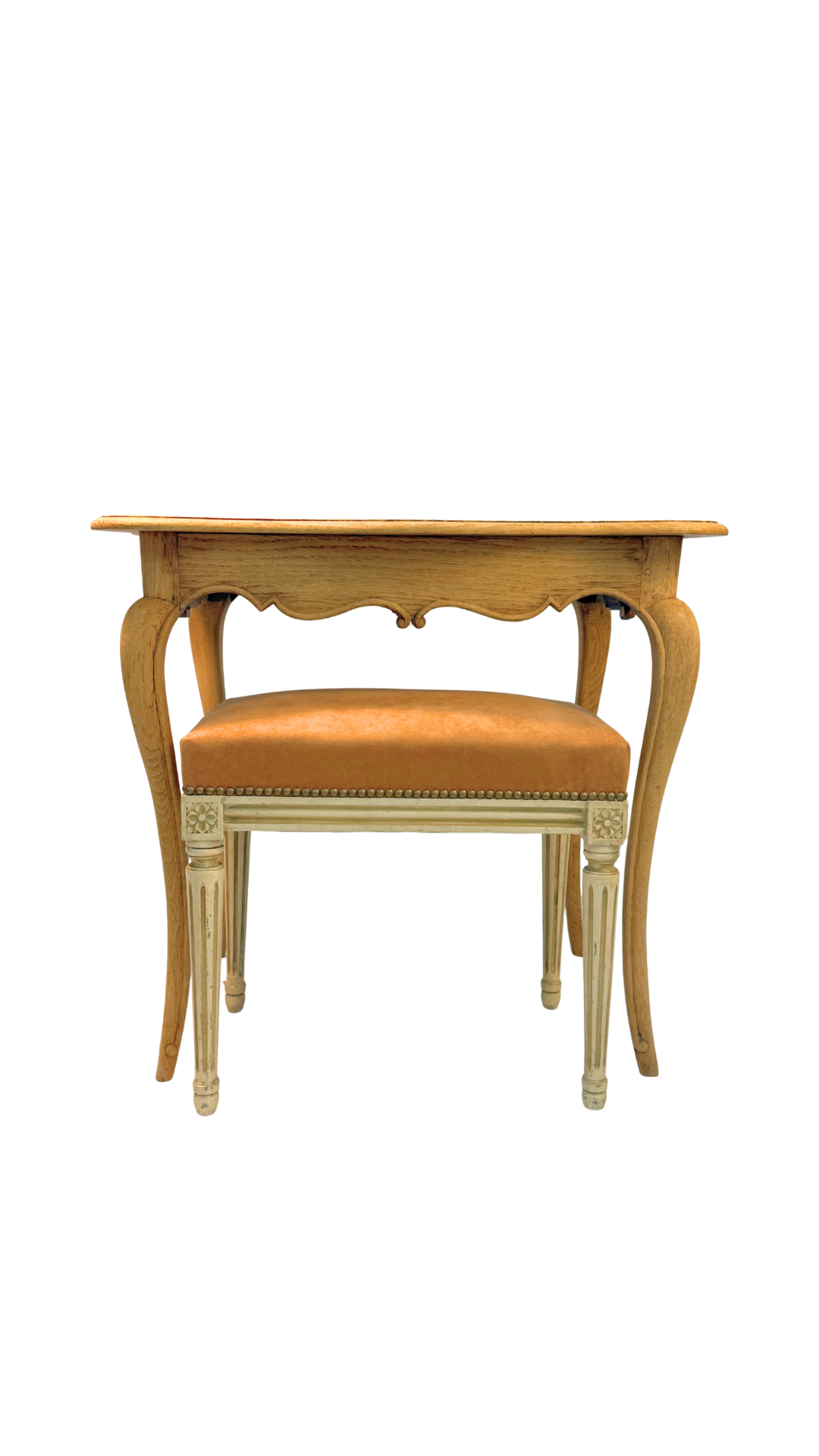 Bleached Oak French Provincial Table