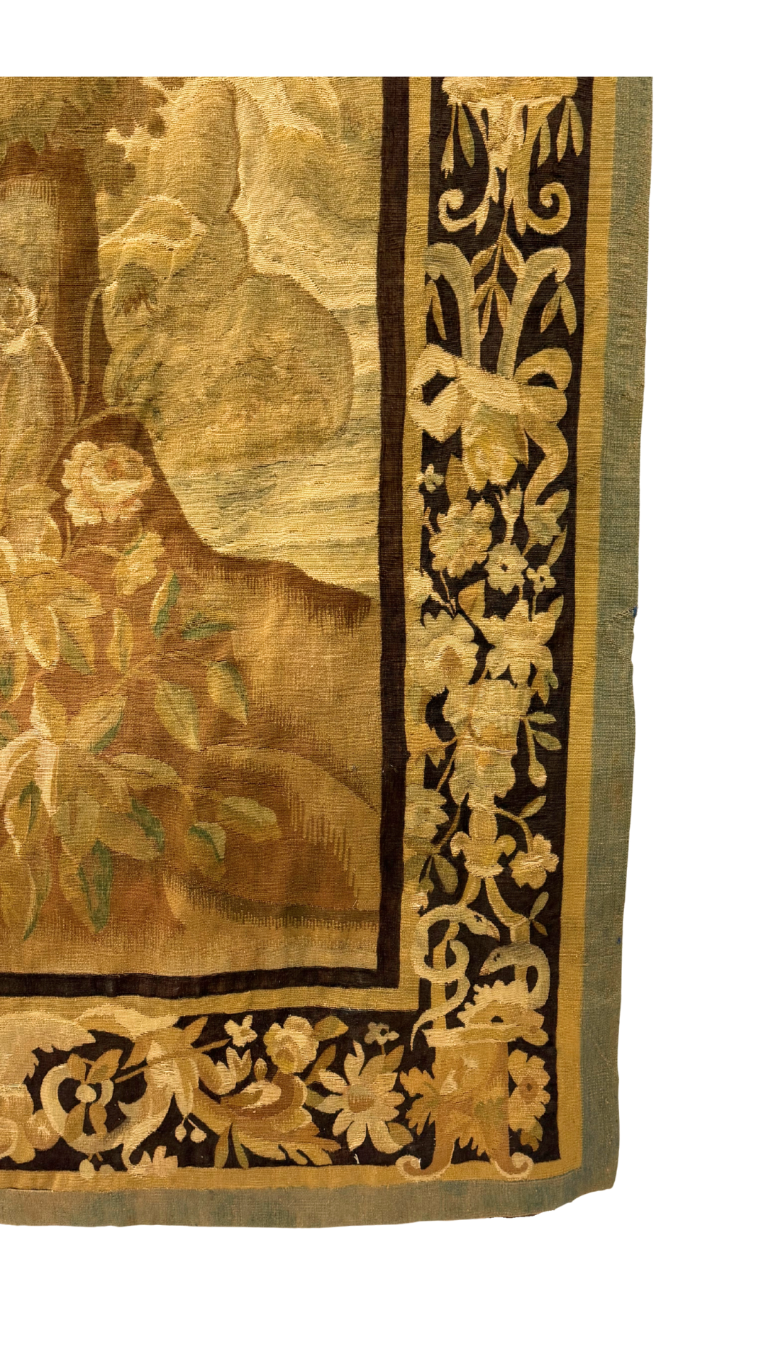 18th-Century French Aubusson Verdure Tapestry