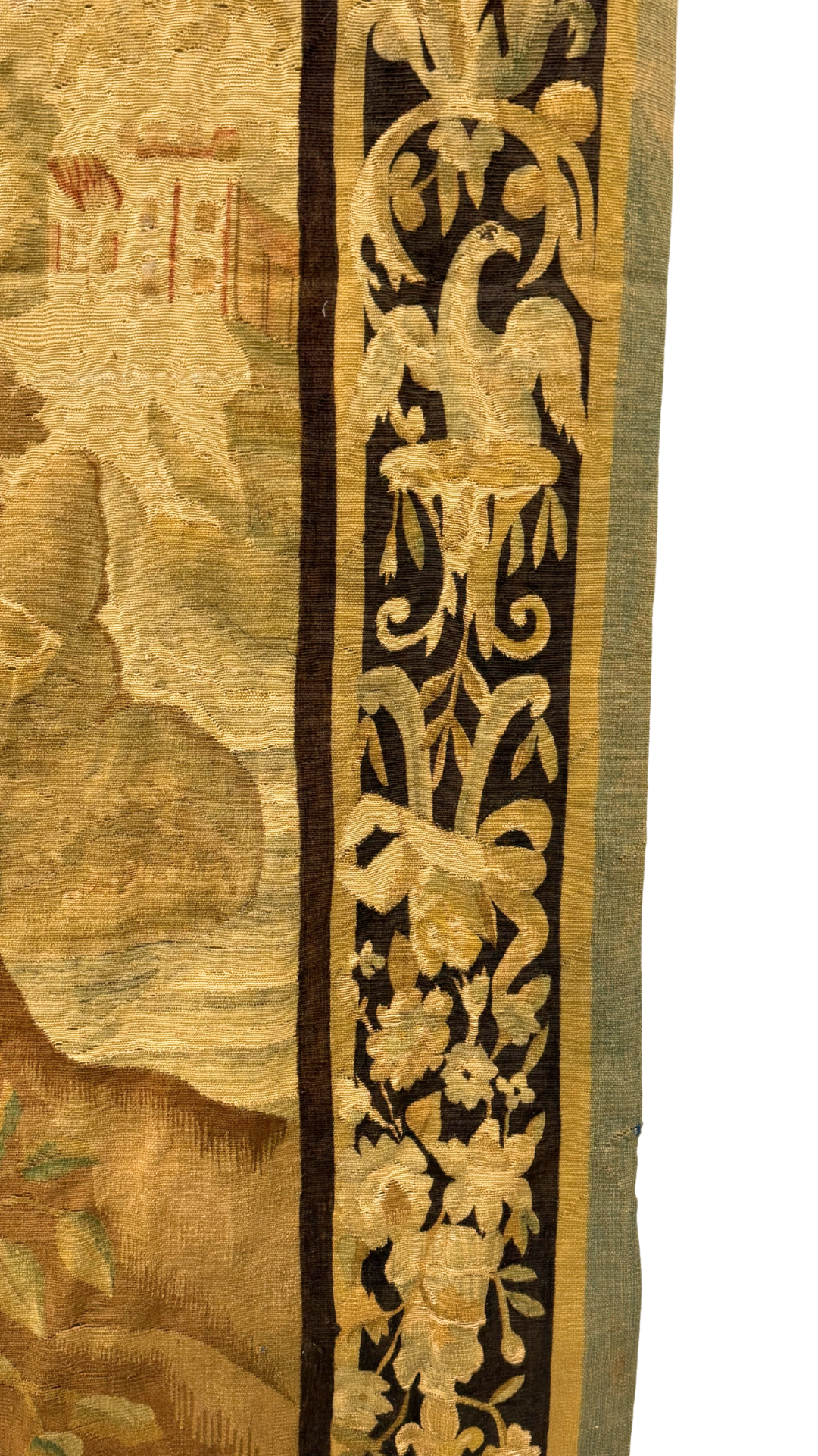 18th-Century French Aubusson Verdure Tapestry