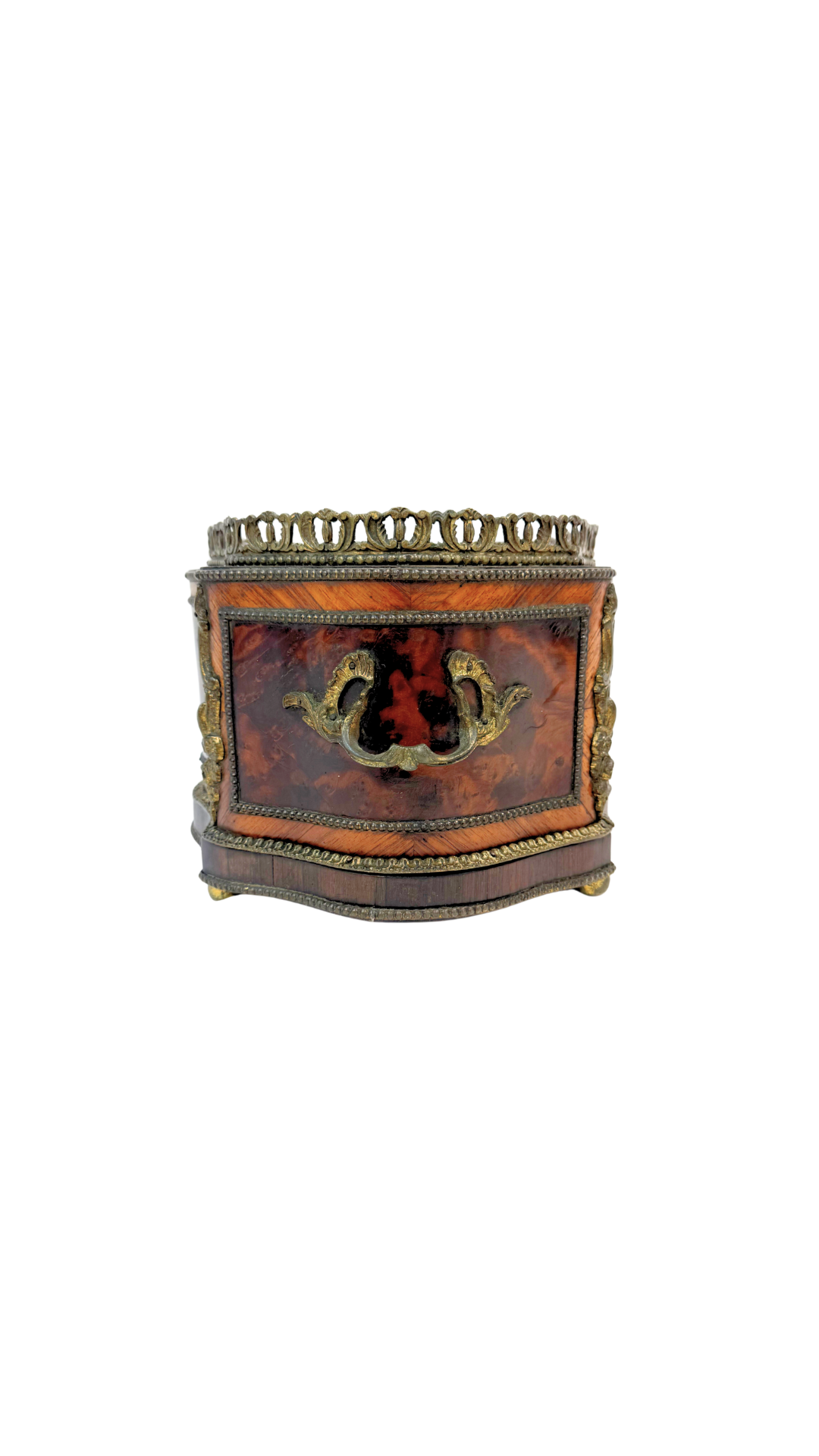 French Louis XVI Ormolu-Mounted Burl Wood Jardinière