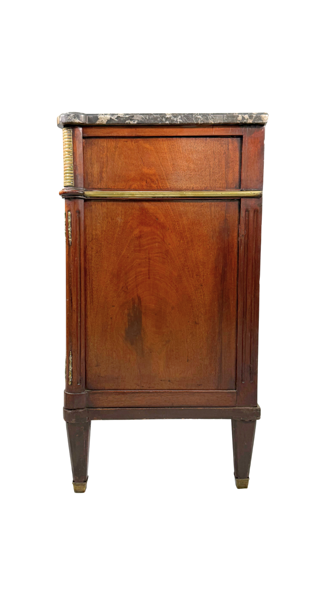 French Directoire Mahogany Commode with Marble Top