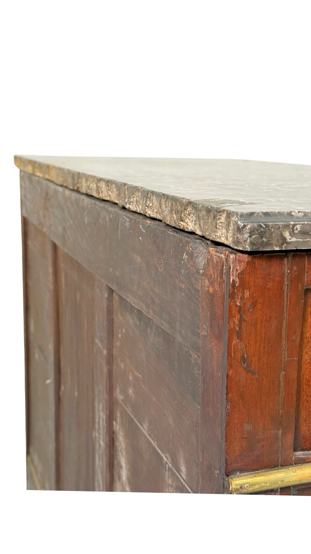 French Directoire Mahogany Commode with Marble Top