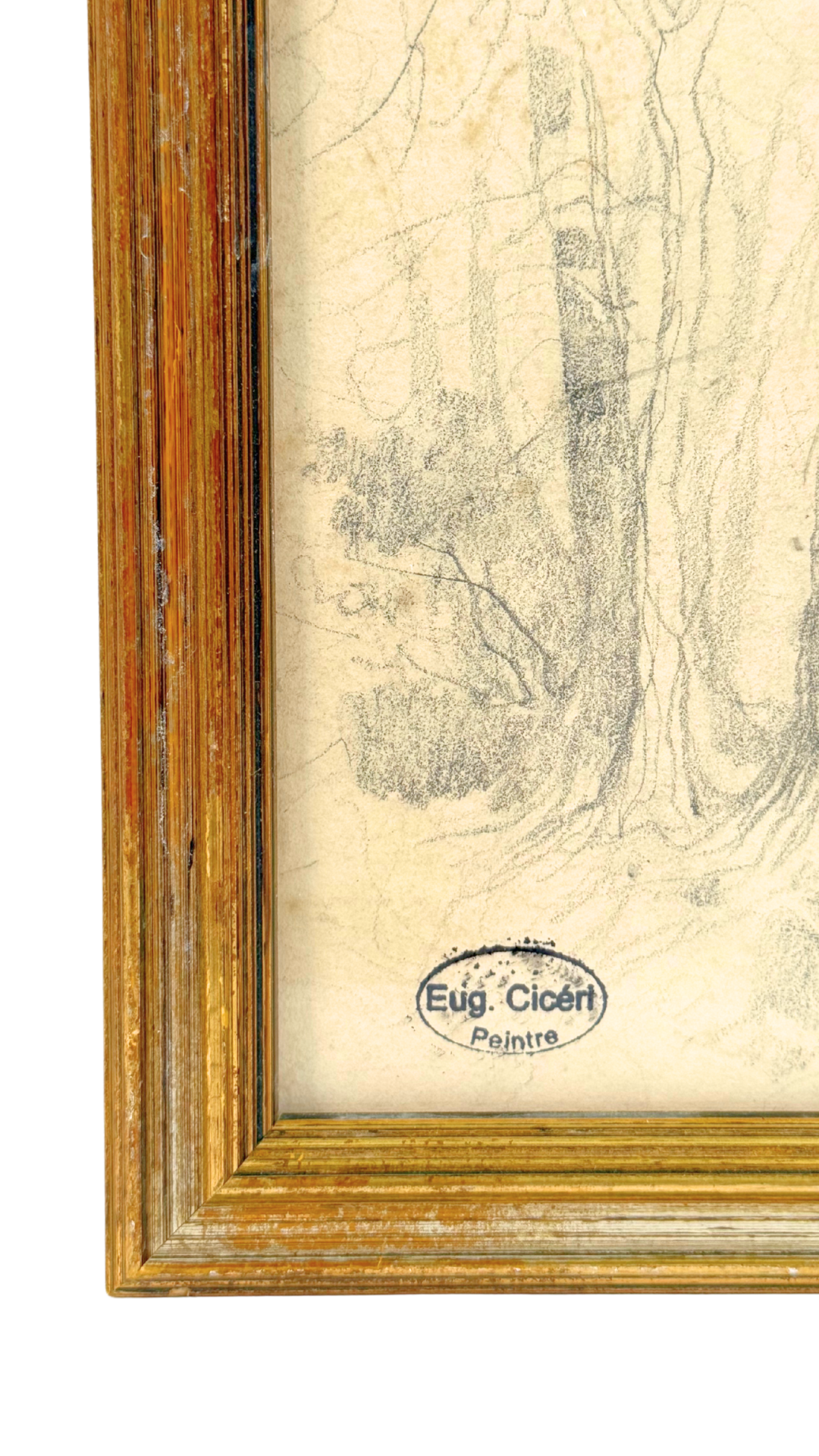 Pencil Landscape by Eugène Cicéri