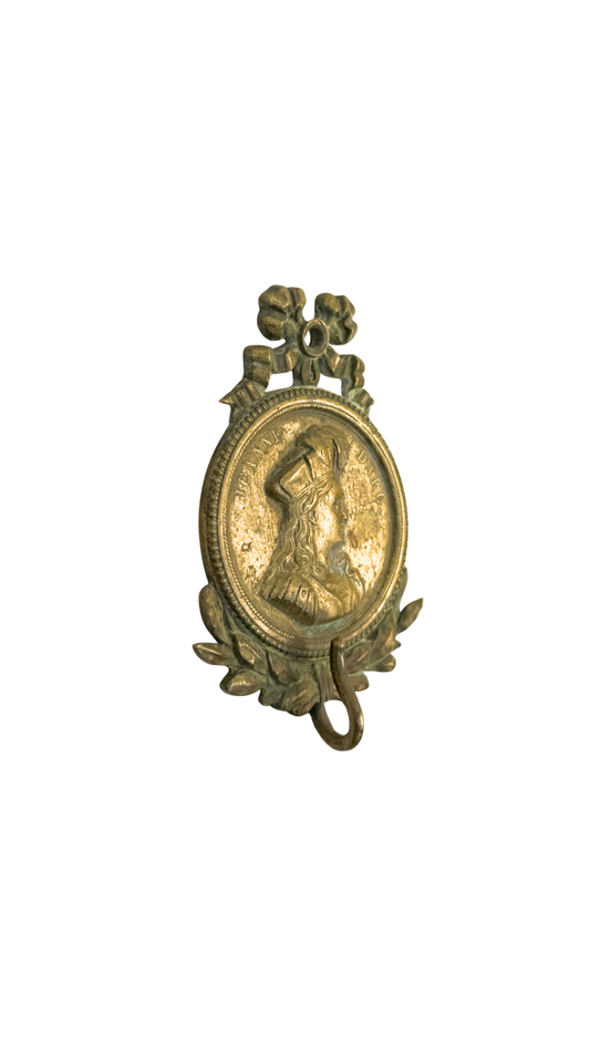 Jeanne d’Arc Bronze Wall Hook, Paris