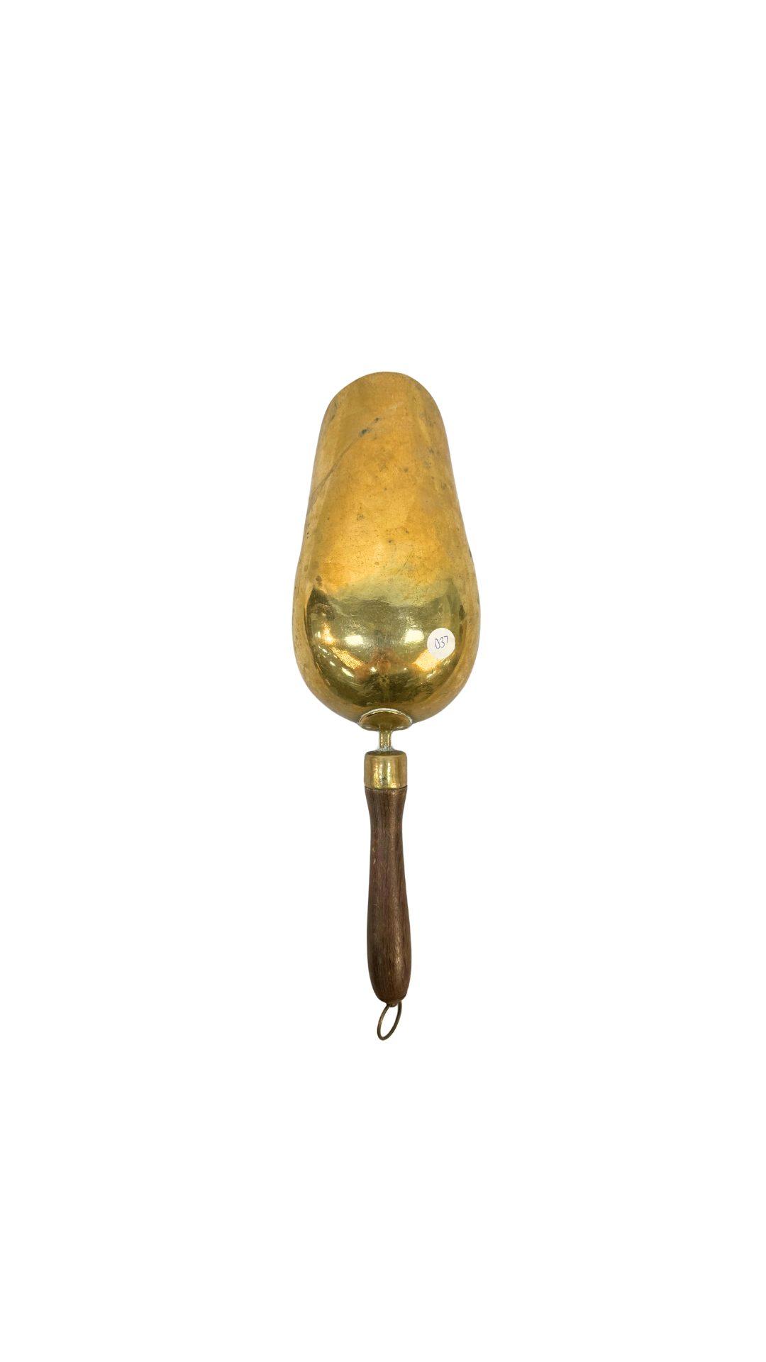 French Brass Grain Scoop