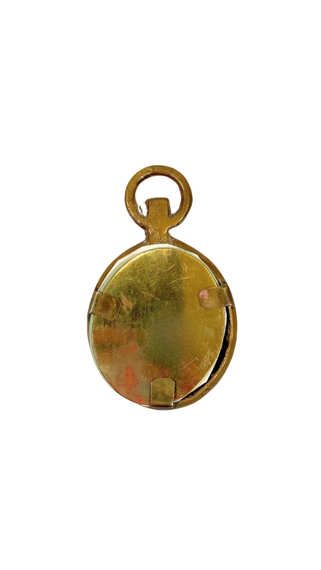 Antique Gilt Brass Oval Frame