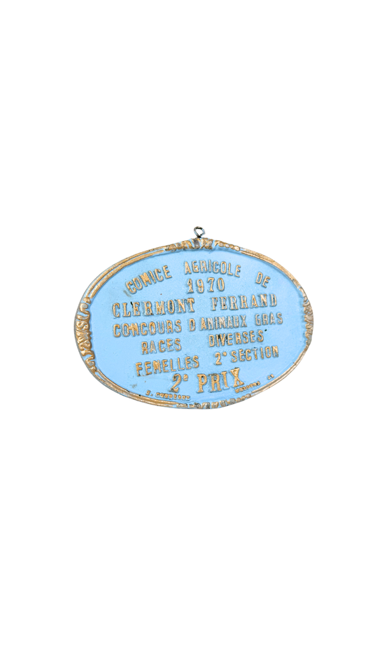 French Agricultural Plaque - Livestock