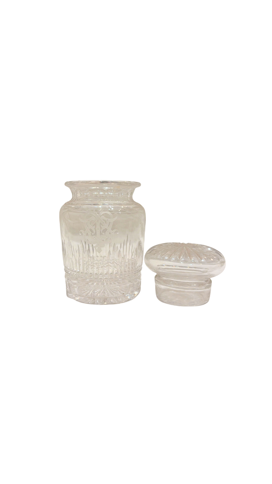Cut Crystal Apothecary Jar