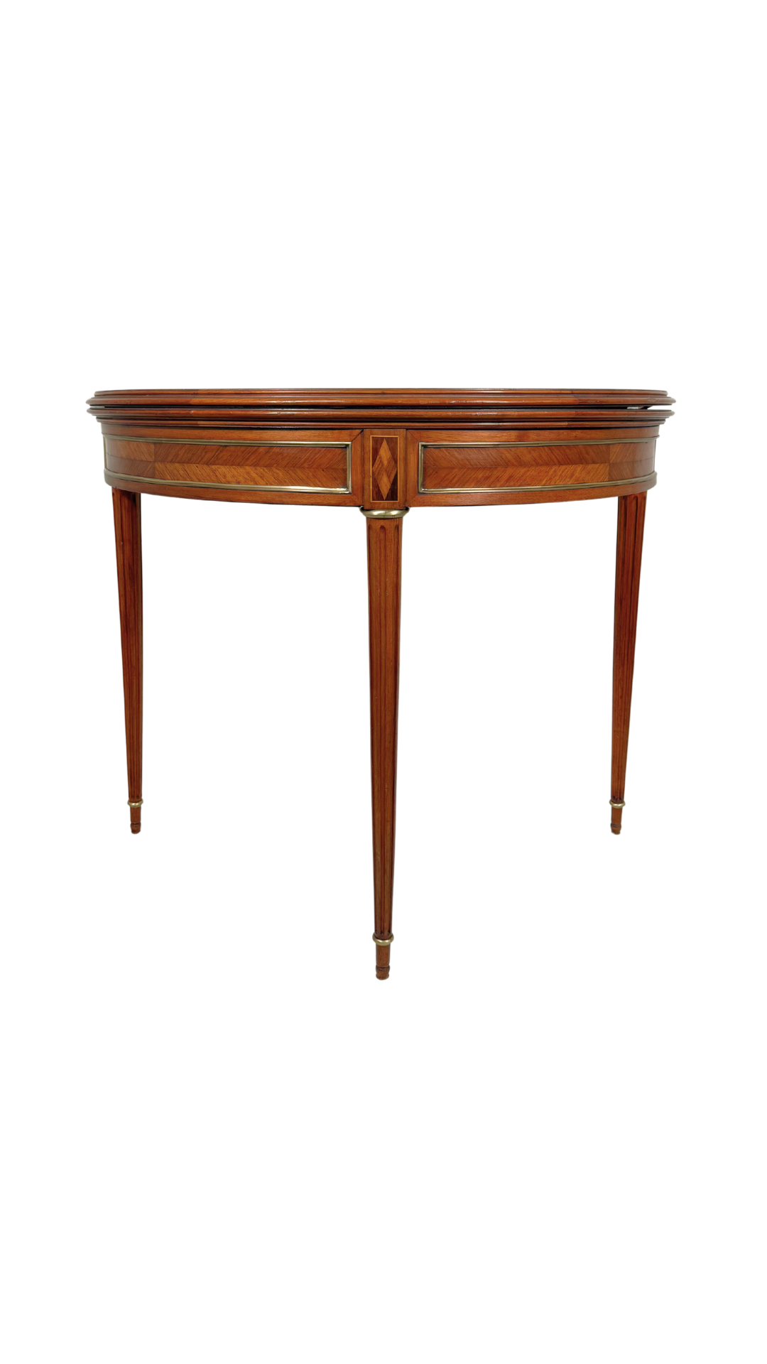 TABLE DEMI LUNE RONDE ET PLIANTE